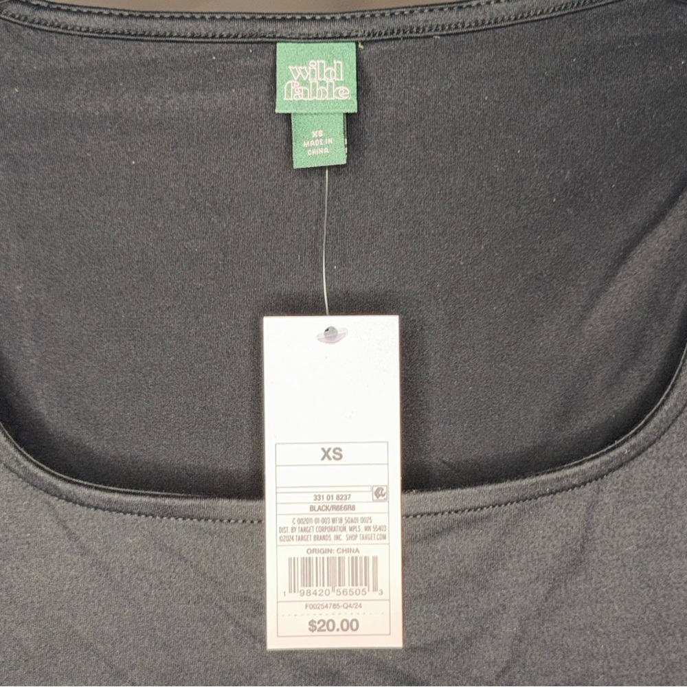 Wild Fable Black Peplum Bubble Blouse | Size XS | NWT - Picture 4 of 4